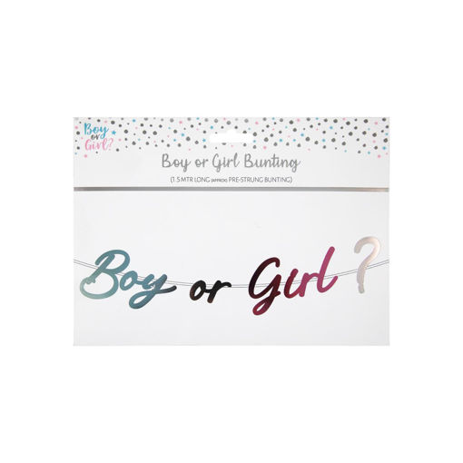 Picture of BOY OR GIRL FOIL BANNER 1.5M